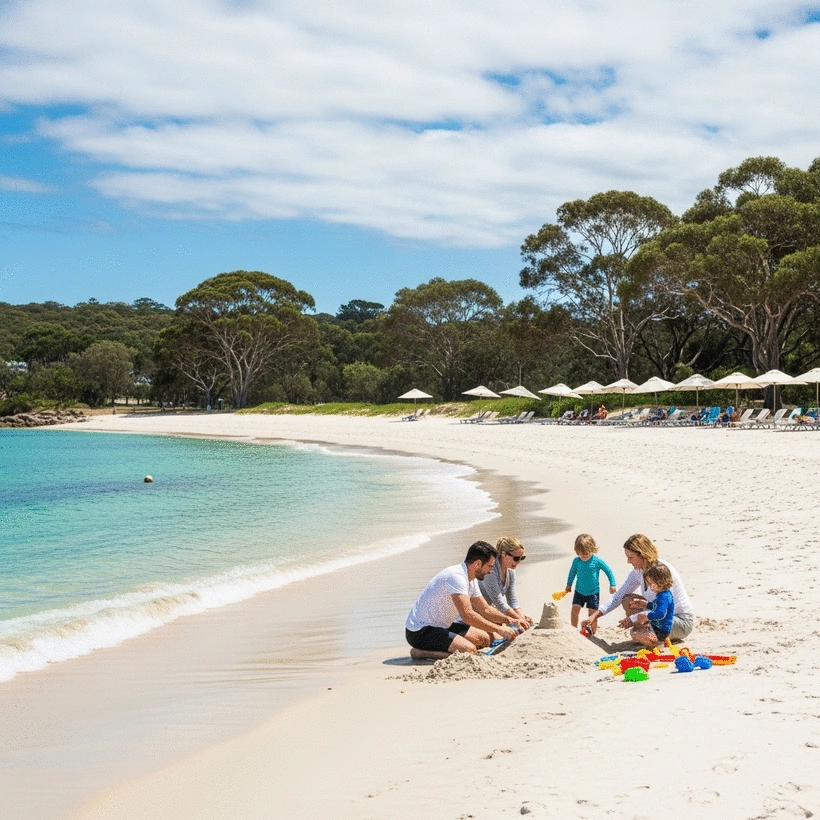 best family-friendly beaches in Jervis Bay