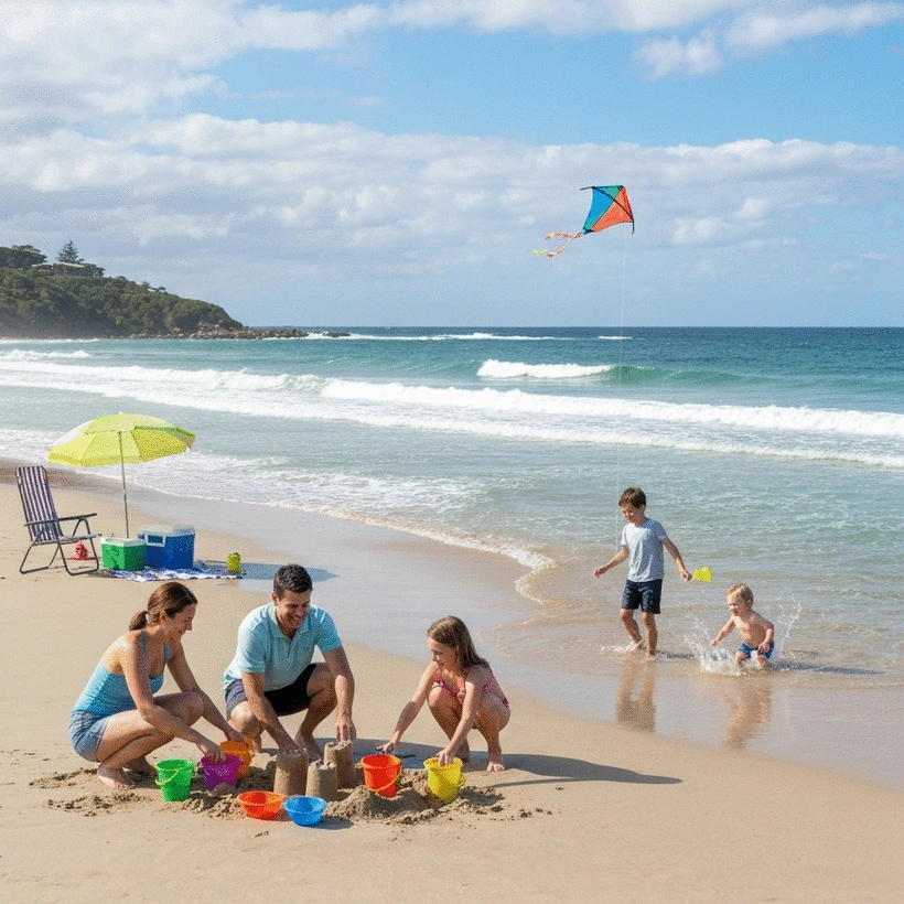 Beach Fun for Families in Jervis