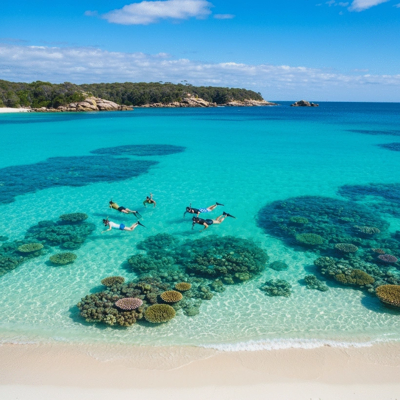hidden gem beaches for snorkeling in Jervis Bay